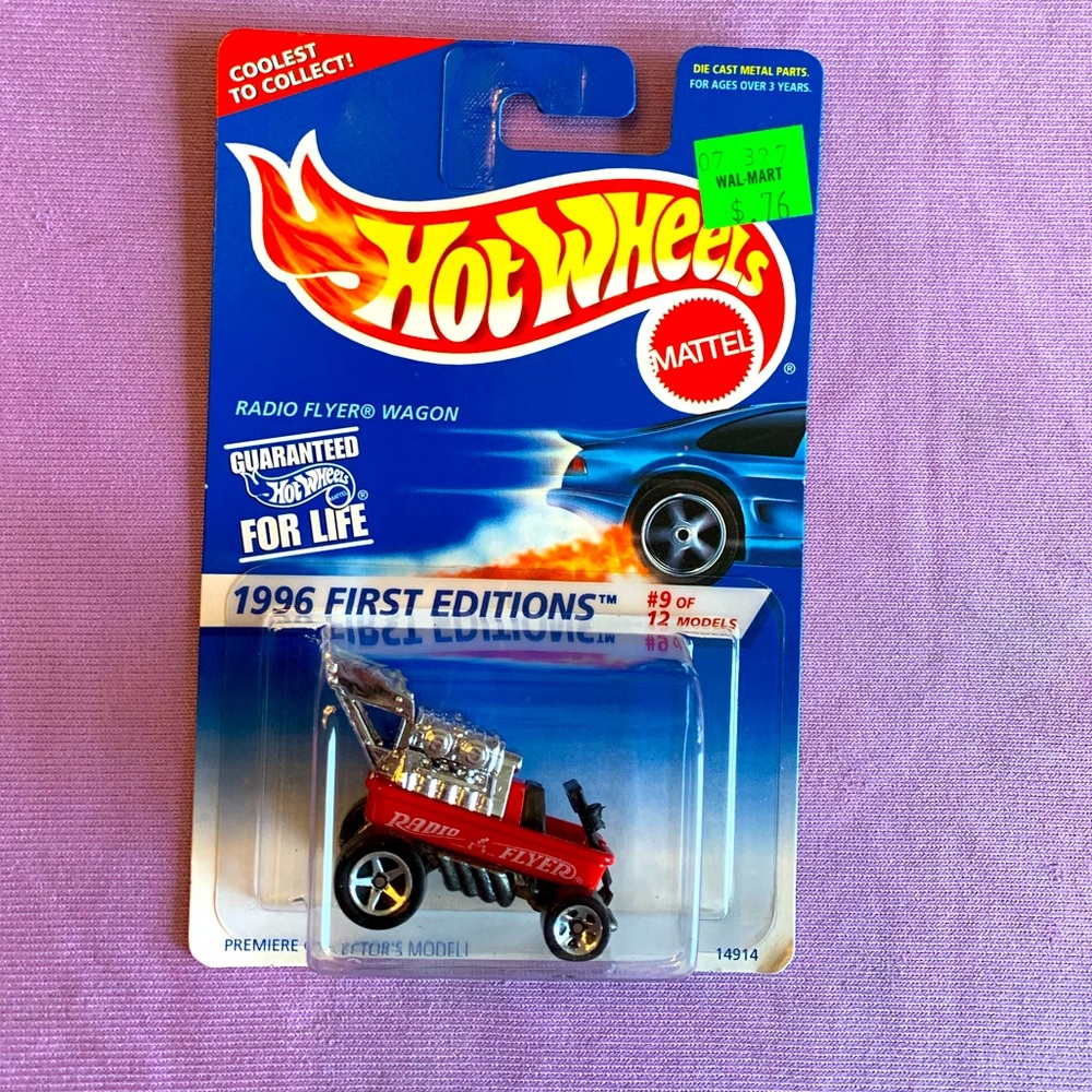 Mattel Hot Wheels 1996 First Edition Radio Flyer Wagon. Never opened. #9 of 12